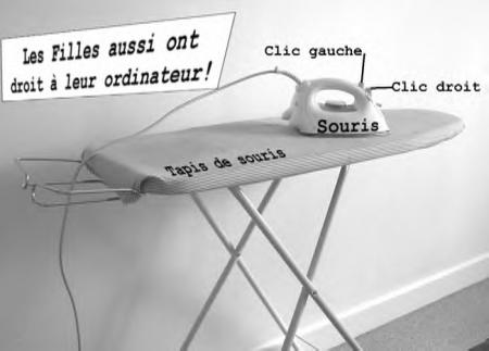 l ordinateur    des filles